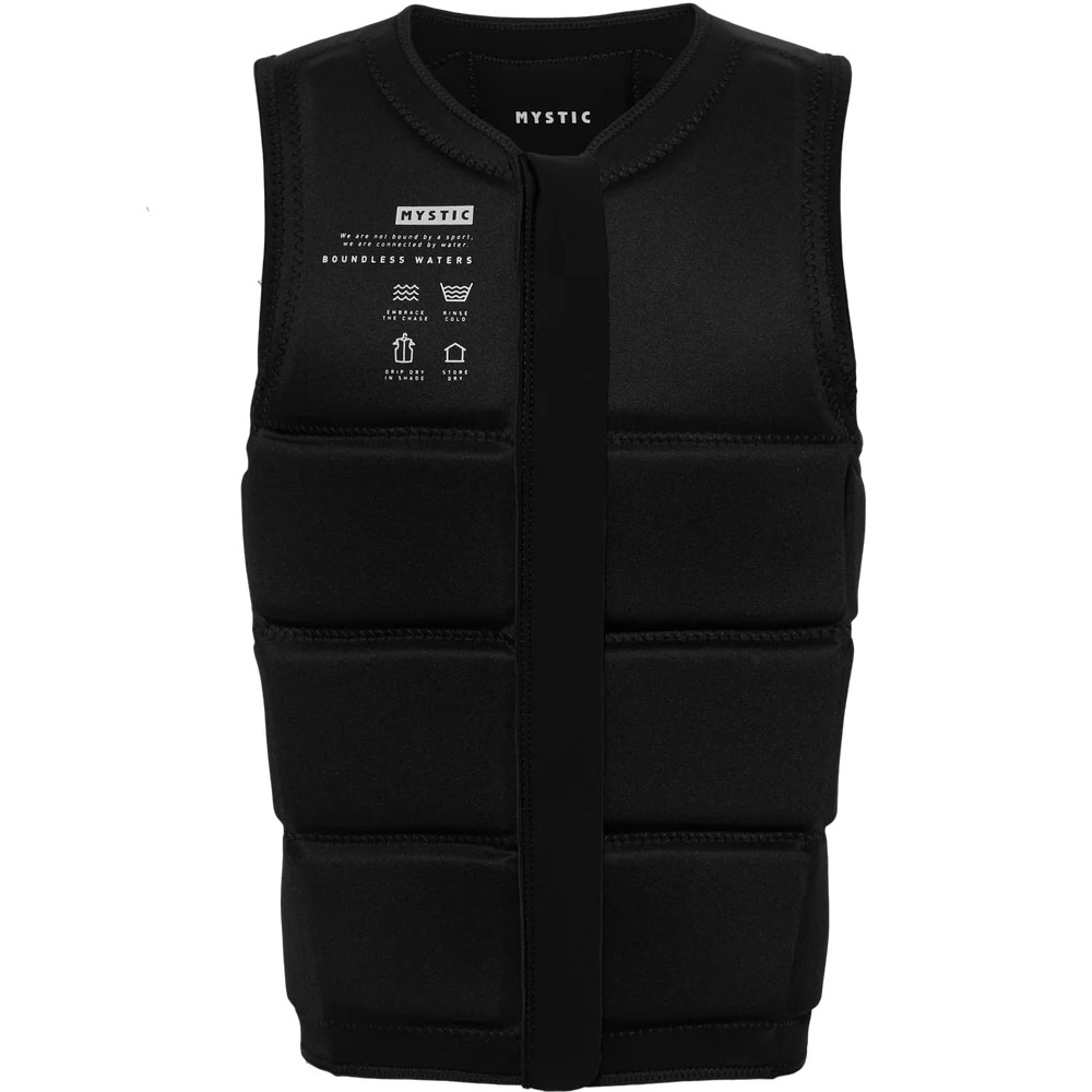 Mystic Star Wake Impact Vest Front Zip - Black