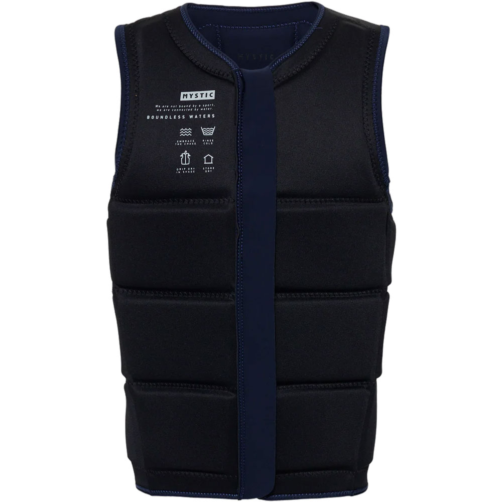 Mystic Star Wake Impact Vest Front Zip - Navy