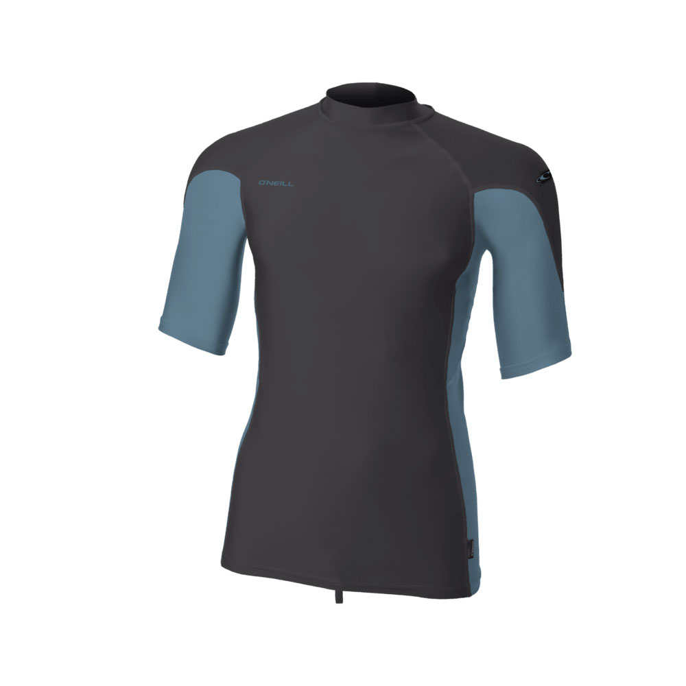 O'Neill Hyperfreak Skins Short Sleeve Rashguard - Temperedsteel