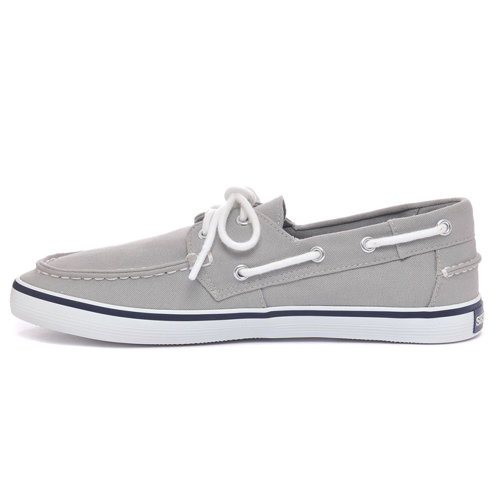 Seago Pascal Boat Shoe - Grey_Navy