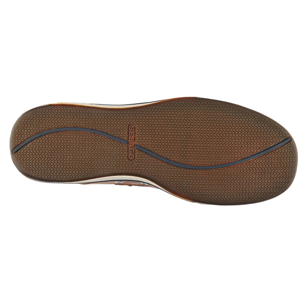 Sebago Triton Three-Eye Deck Shoe - Brown Cinnamon