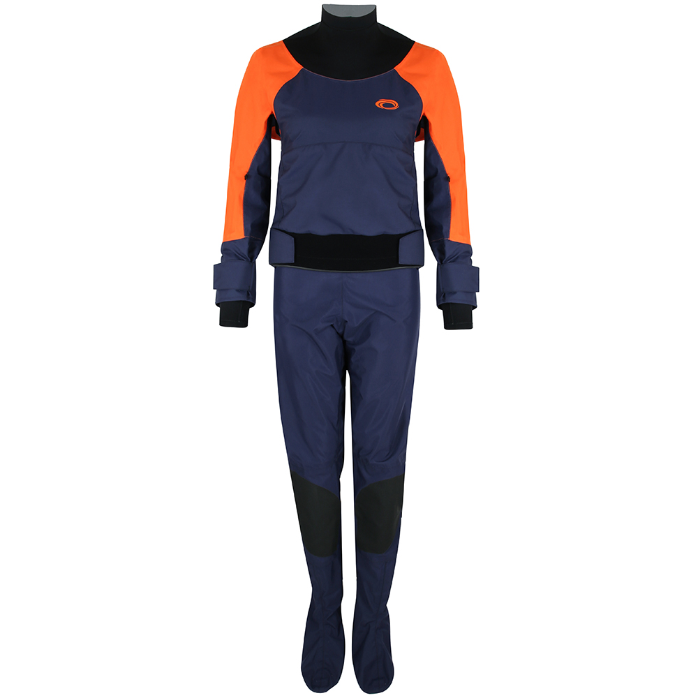 Typhoon Hendra Hinge Drysuit for Women - Orange / Navy