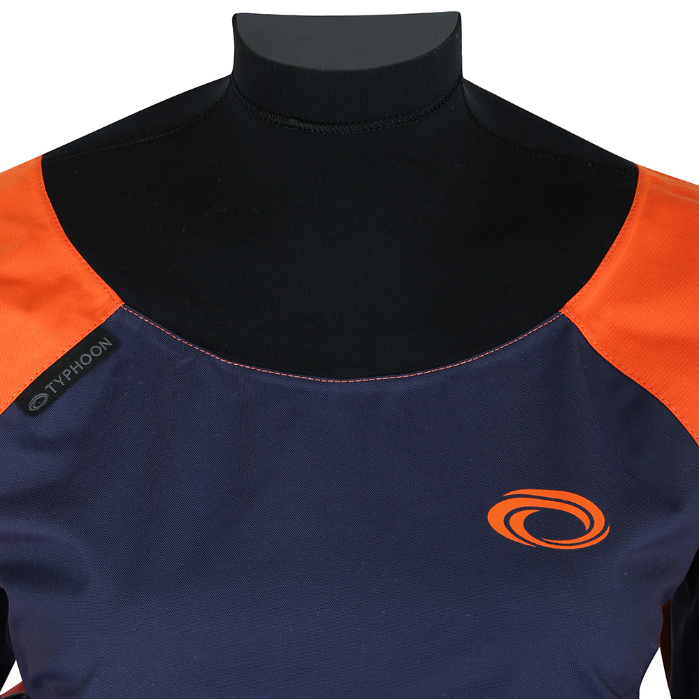 Typhoon Hendra Hinge Drysuit for Women - Orange / Navy
