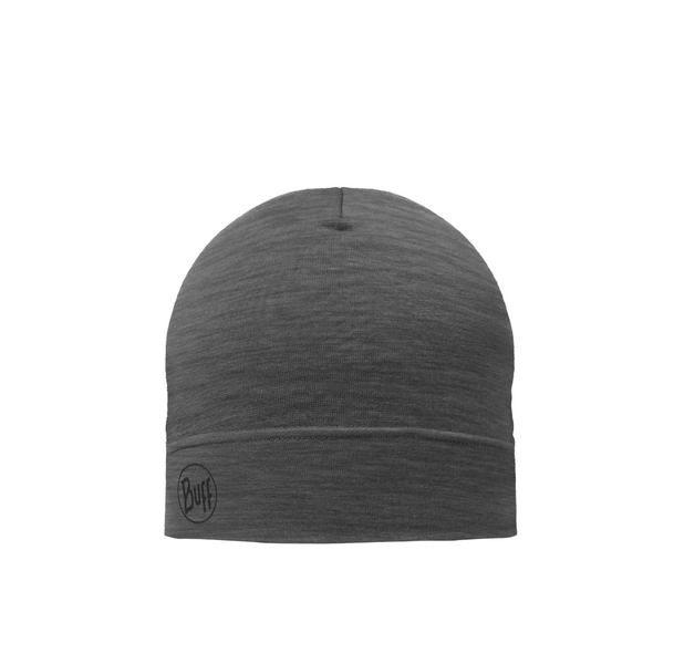 Buff Merino Light Weight Beanie - Solid Grey - Image