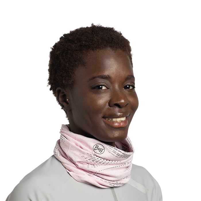 Buff Reflective DryFlx® Neckwear - Solid Camelia - Image