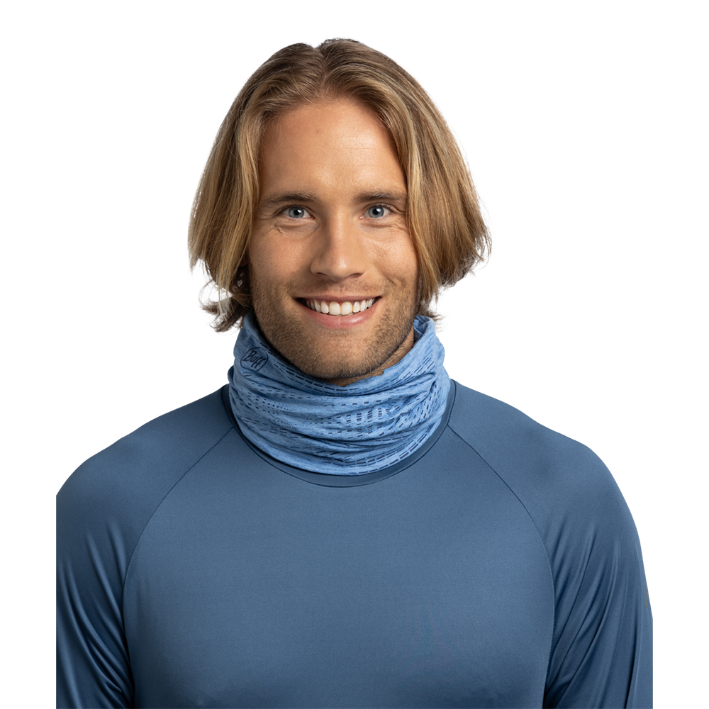 Buff Reflective DryFlx® Neckwear - Solid Washed Blue - Image