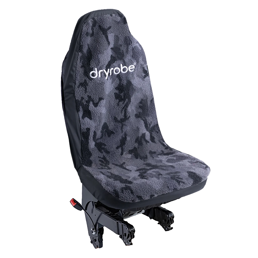 Dryrobe Single Car Seat Cover - Black/Camo - Image
