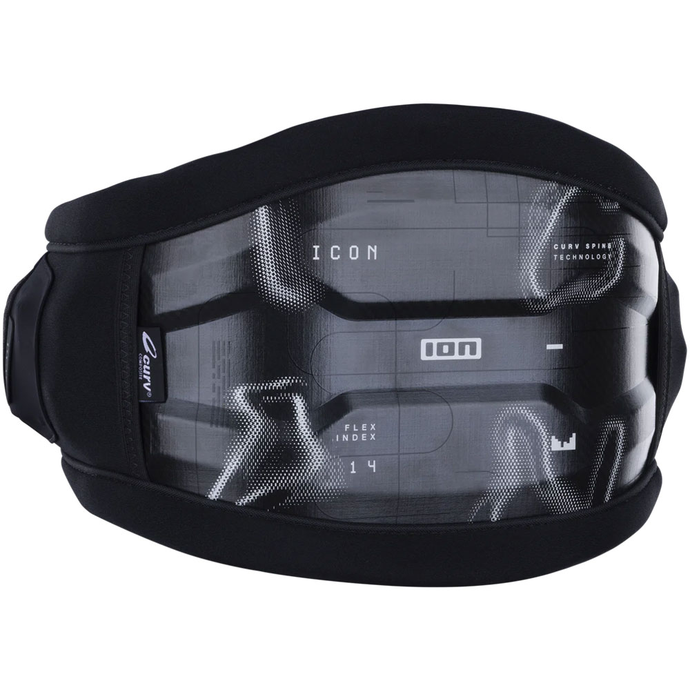 ION Icon Curv Windsurf Waist Harness 2026 - Black