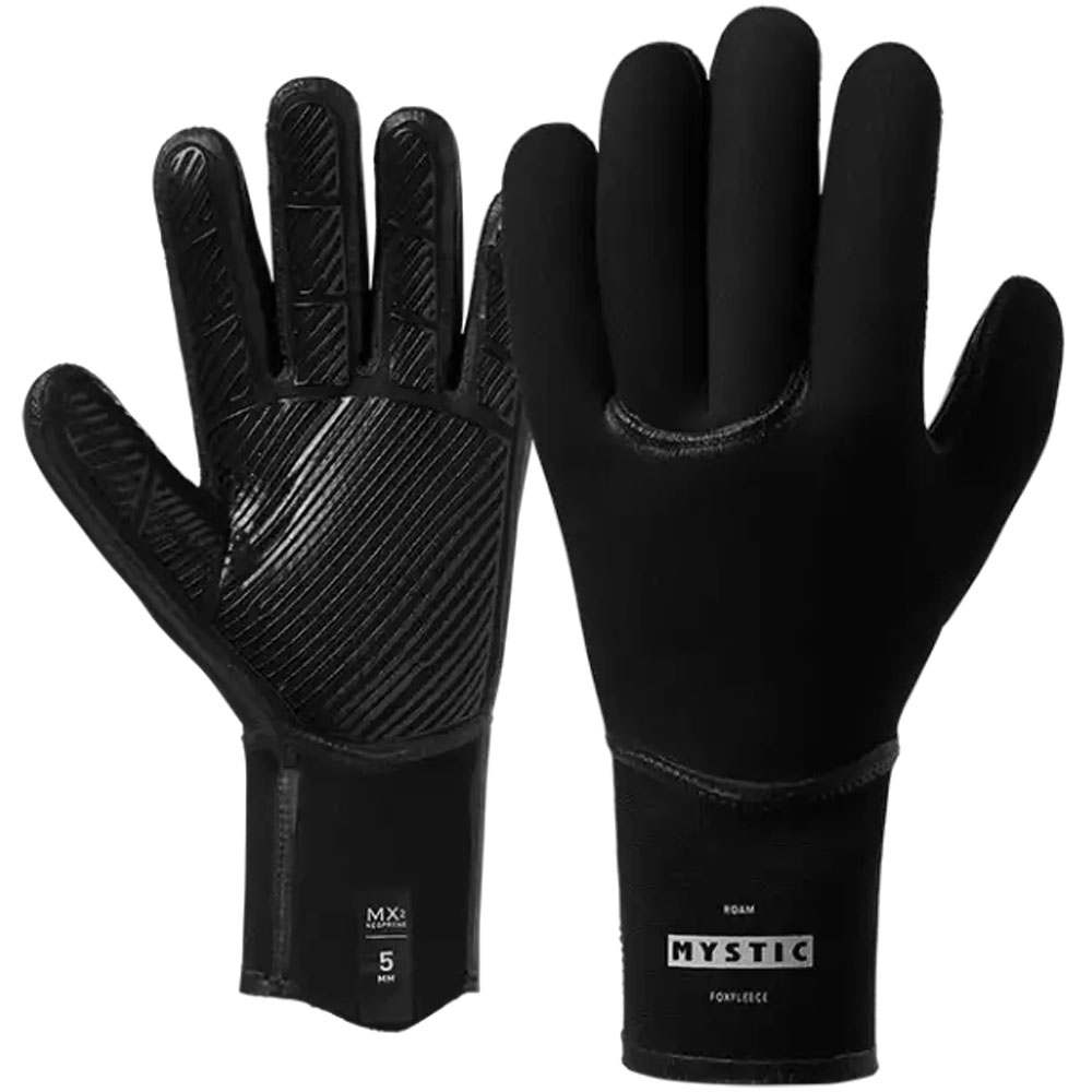 Mystic Roam 5mm 5 Finger Glove - Black