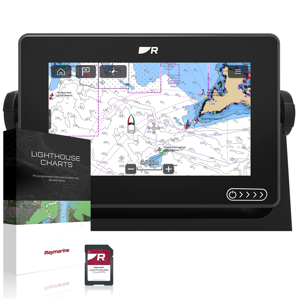 Raymarine Axiom 2 7 - 7" Chartplotter - with West EU Lighthouse Chart