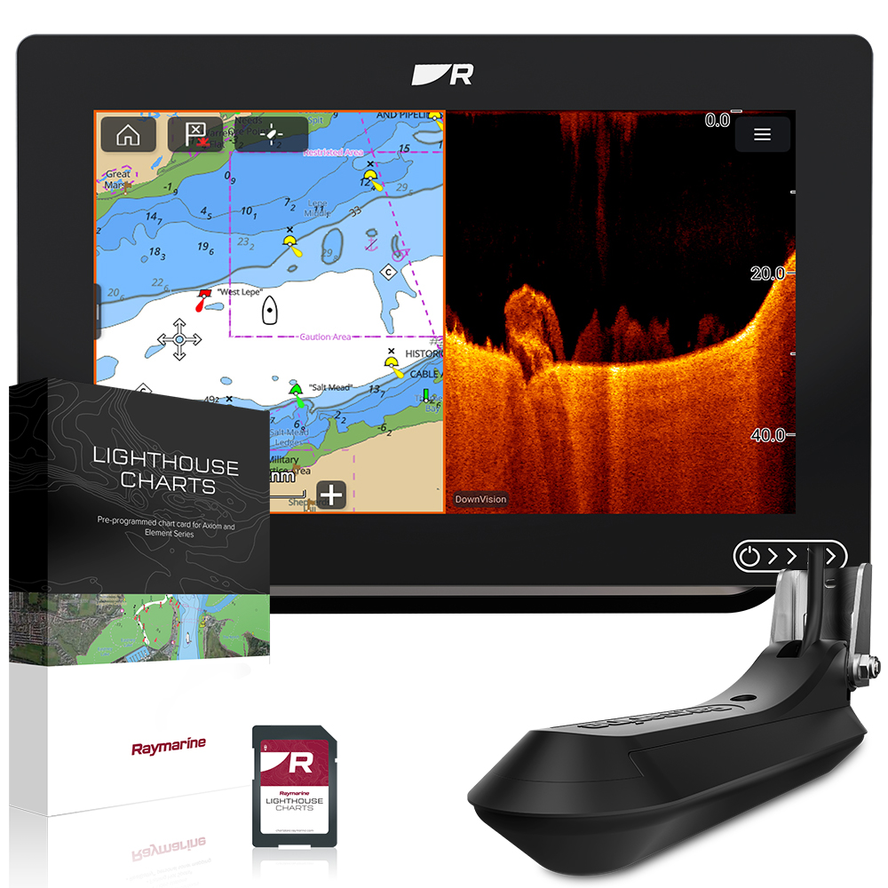 Raymarine Axiom 2 9 RV - 9" Chartplotter/Sonar - with Chart & RV100 Transducer