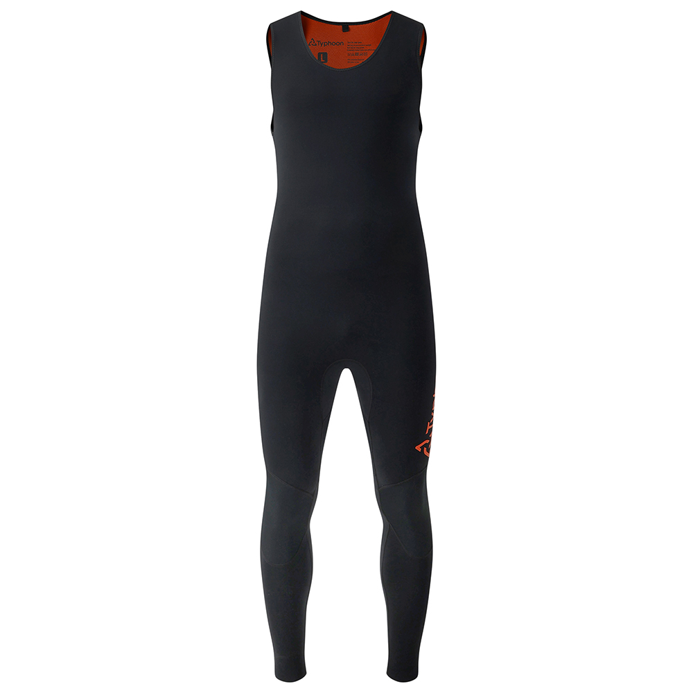 Typhoon Essential 3/2mm Long John - Black/Solar - Size L - Image