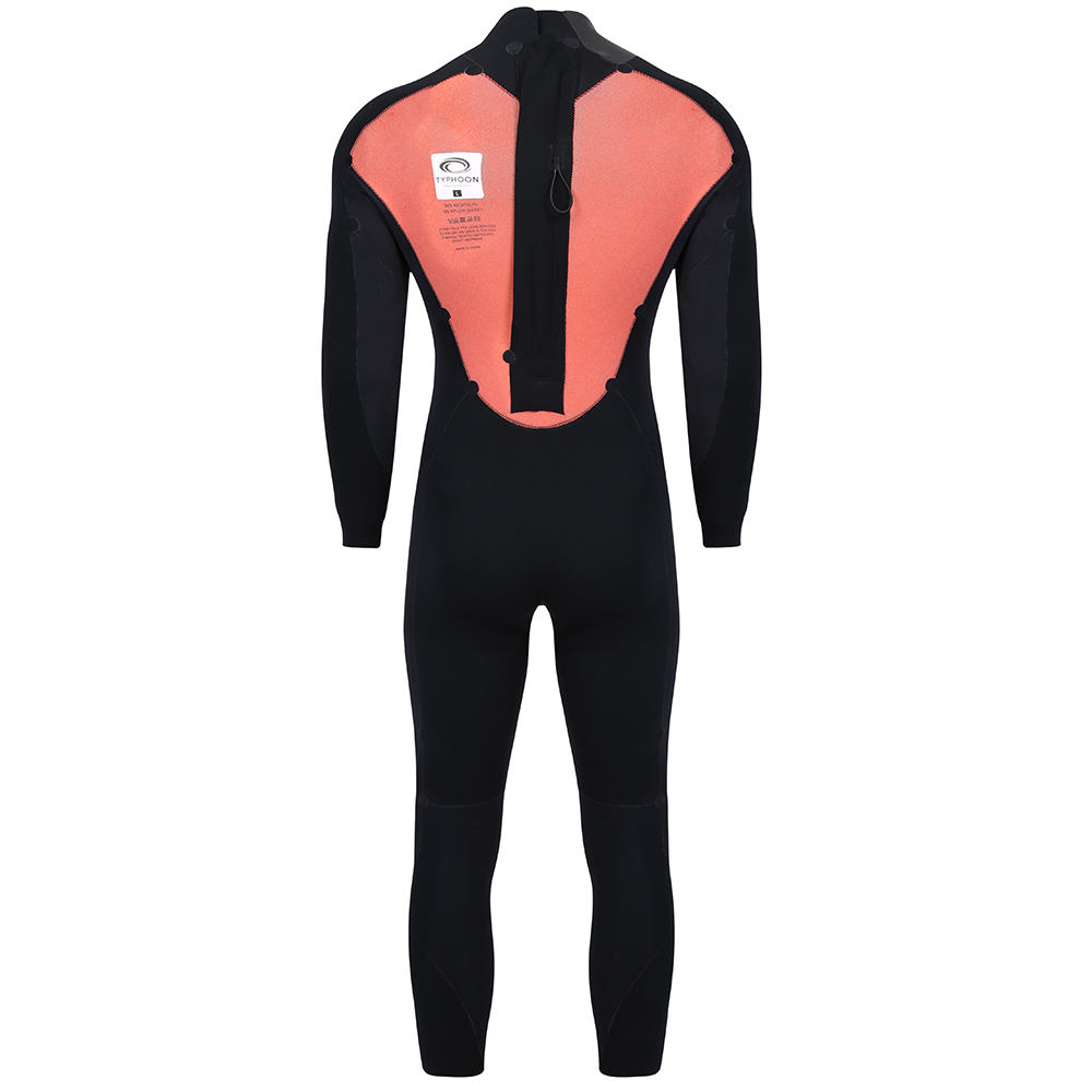 Typhoon Storm 5.4.3 Back Zip Wetsuit - Black - Size S - Image