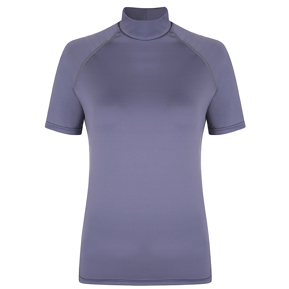 Typhoon Women's Fintra Short Sleeve Tech Rash Vest - Graphite