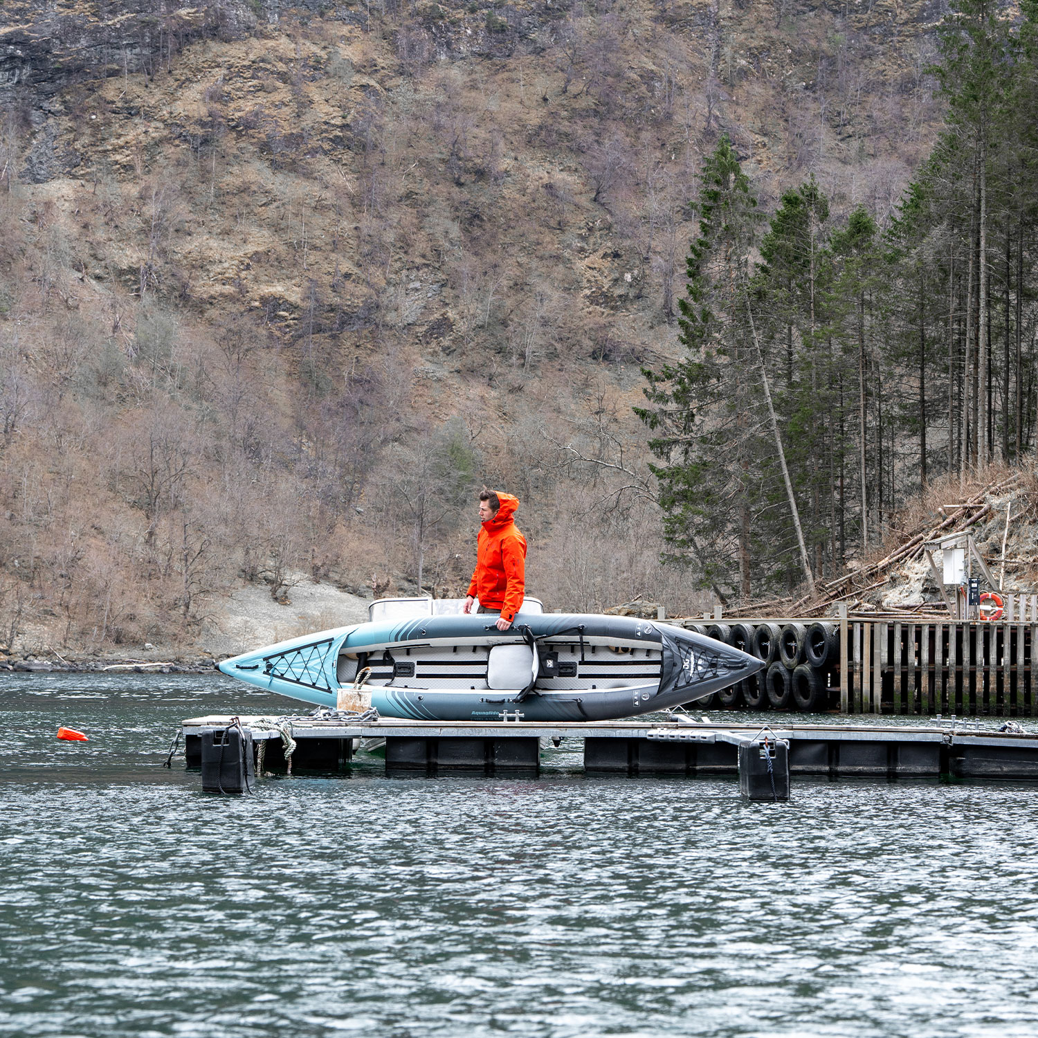 Aquaglide Chelan 155 Inflatable Kayak - Image