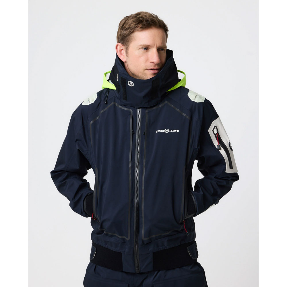 Henri Lloyd Ocean Pro Full Zip Smock - Navy Black