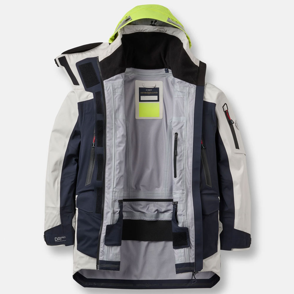 Henri Lloyd Ocean Pro Jacket for Women - Navy Black/Off White