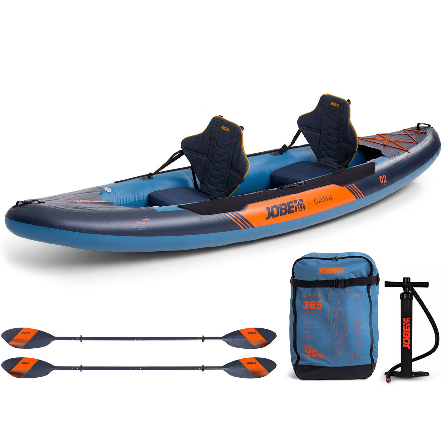 Jobe Gama Inflatable Kayak Package - Image