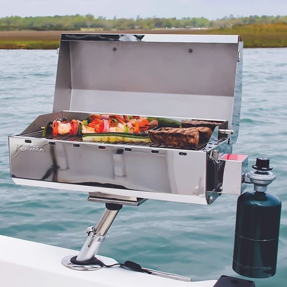 Kuuma Stow N' Go 160 Gas Grill BBQ - Includes Universal Rail Mount - Image