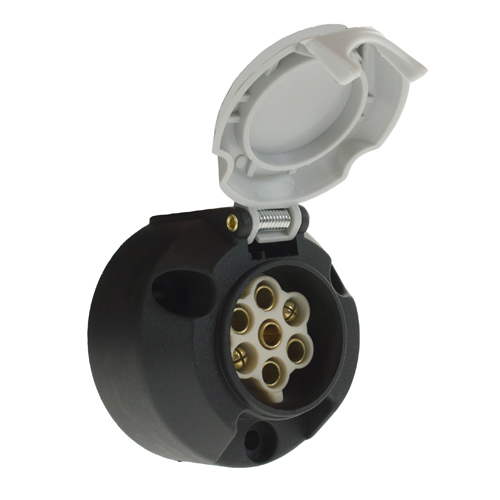 Maypole MP31 12S Type 7 Pin Plastic Socket - Image