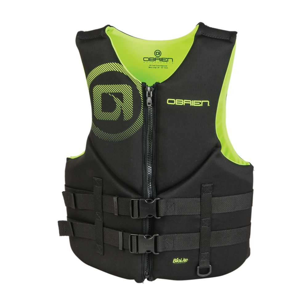 O'Brien Traditional Buoyancy Aid - Green/Black