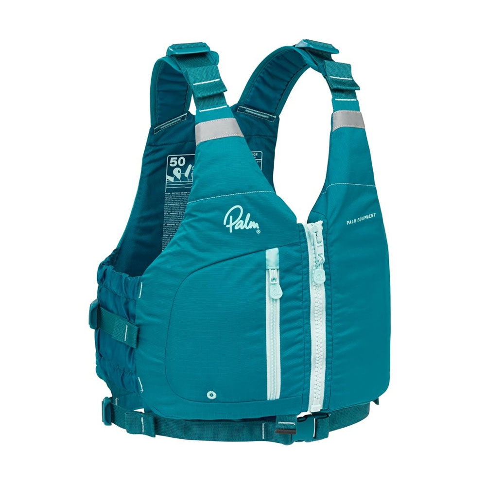 Palm Meander PFD Buoyancy Aid for Women - Teal