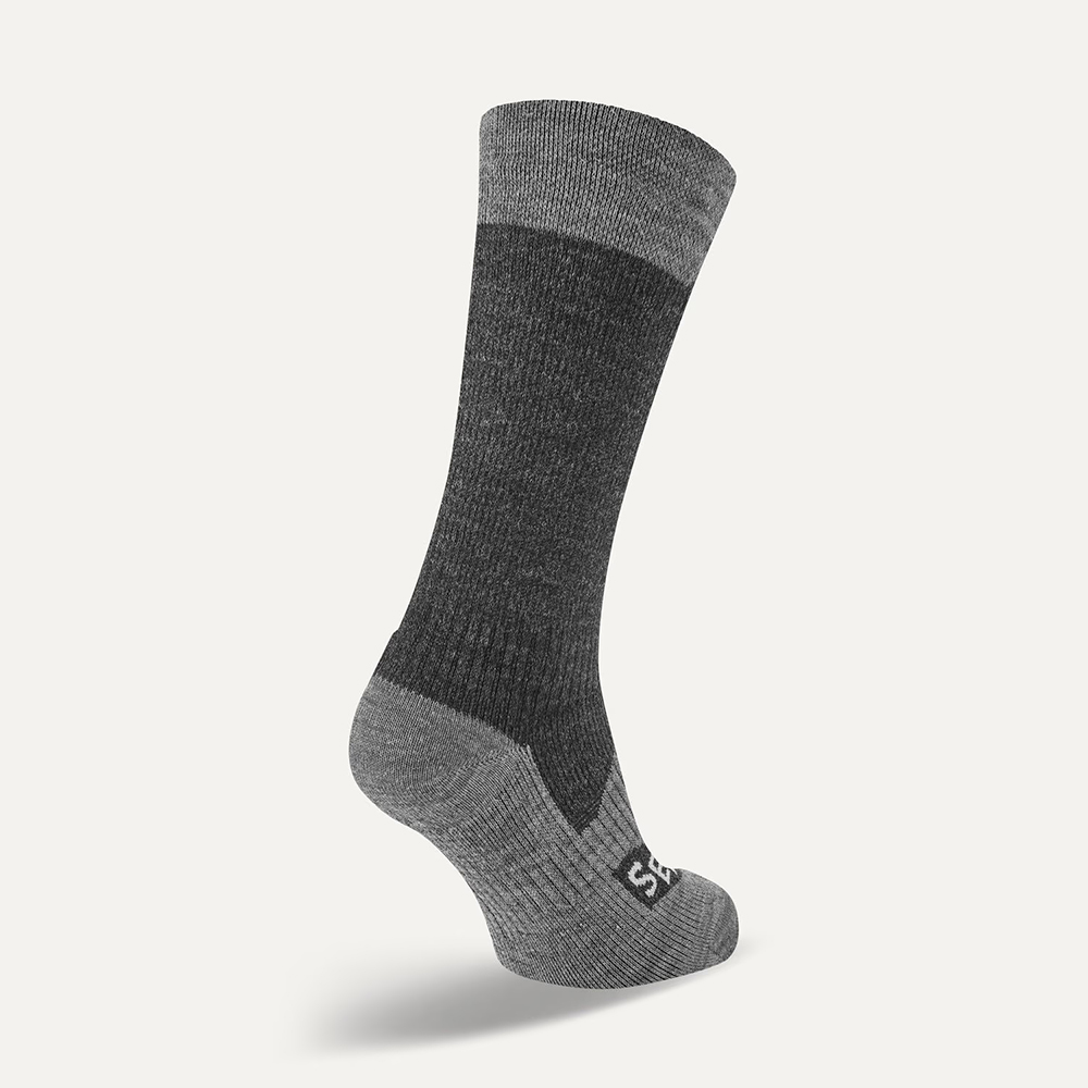Sealskinz Raynham Waterproof Midlength Socks - Black