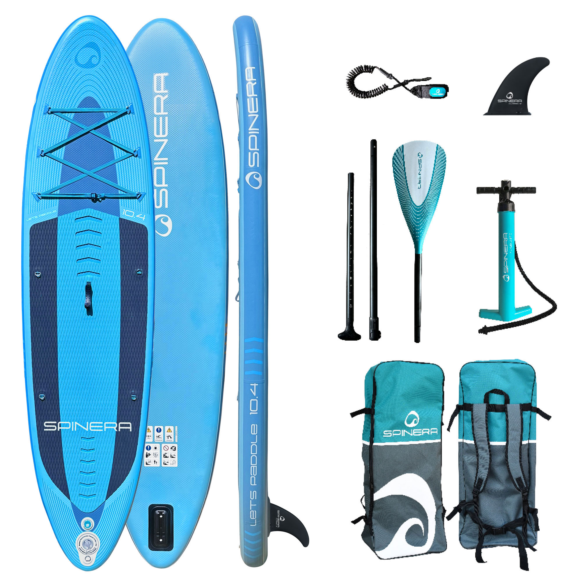 Spinera Let's Paddle 10ft4 iSUP Package - Image