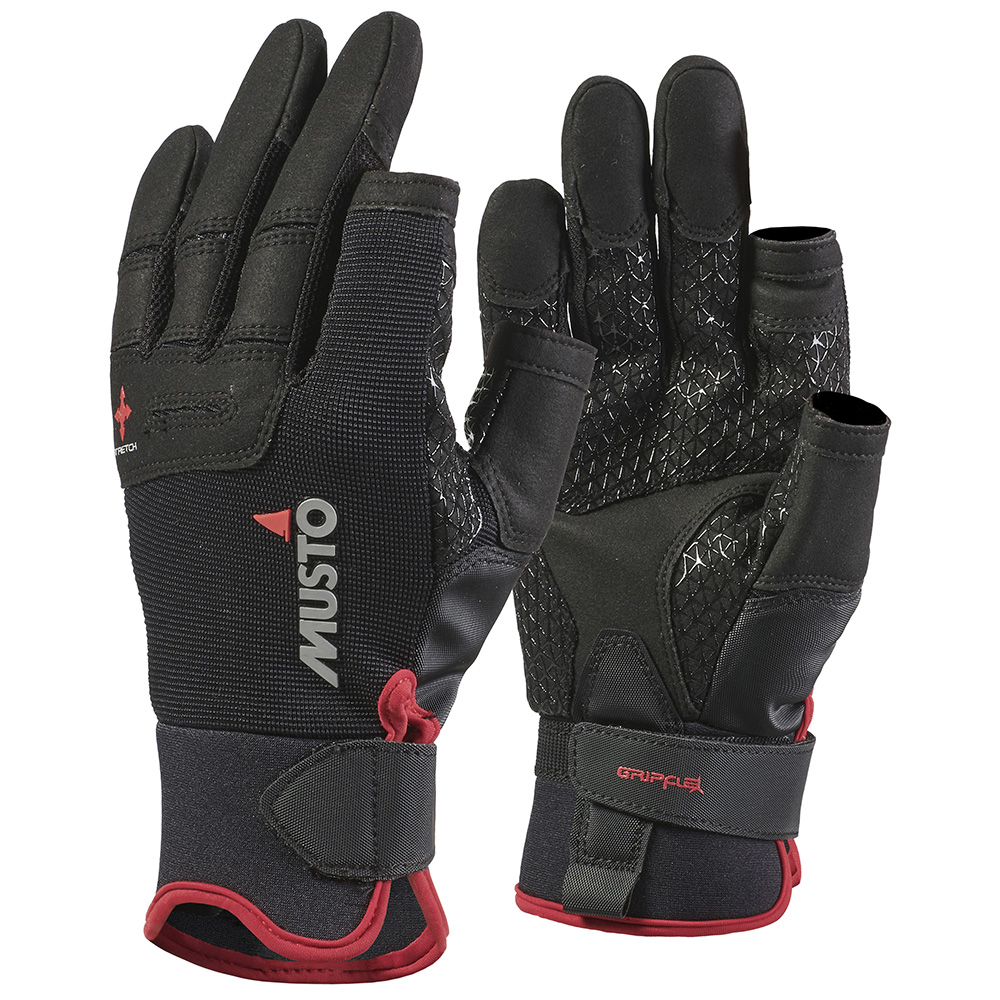 Musto Performance Long Finger Glove - Black
