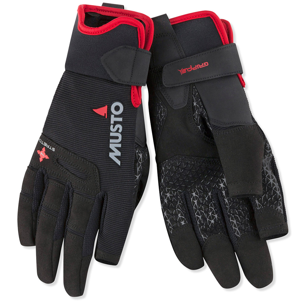Musto Performance Long Finger Glove - Black