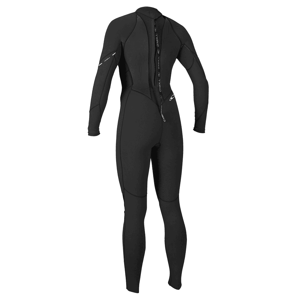 O’Neill Women’s Bahia 3/2mm Back Zip Full Wetsuit - Black - Black
