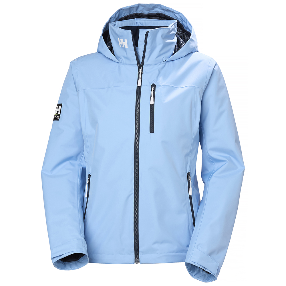 Helly Hansen Crew Hooded Midlayer Jacket 2.0 for Women - Bright Blue