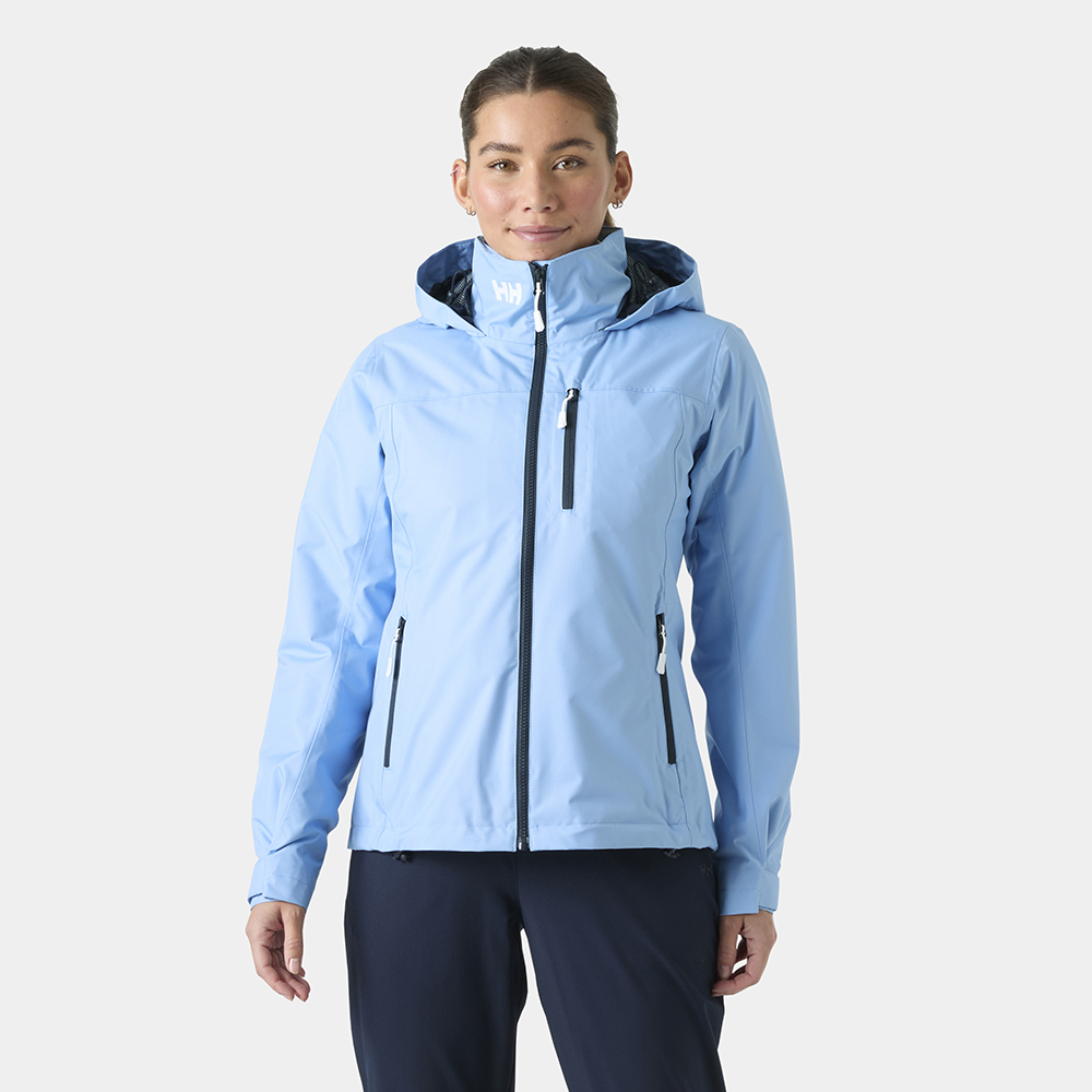 Helly Hansen Crew Hooded Midlayer Jacket 2.0 for Women - Bright Blue