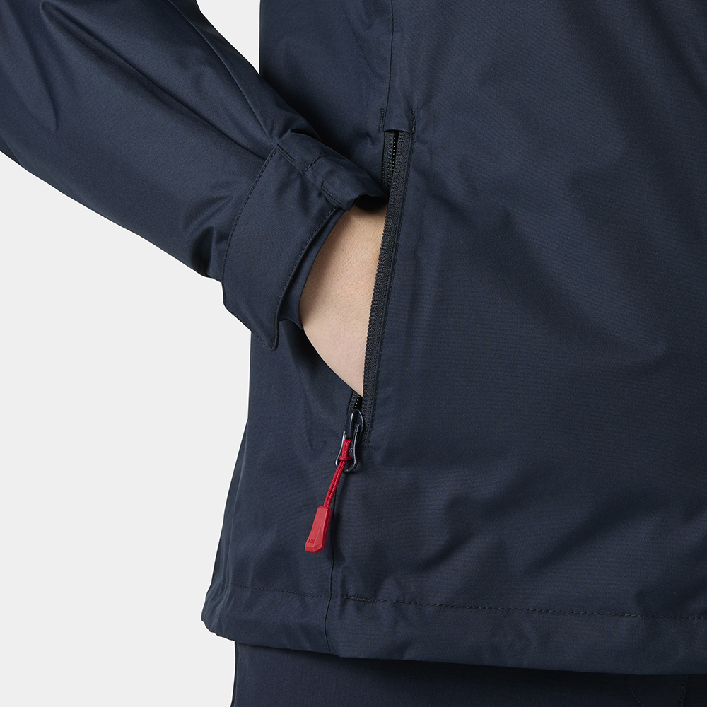 Helly Hansen Women's Crew Hooded Pile Jacket - Navy