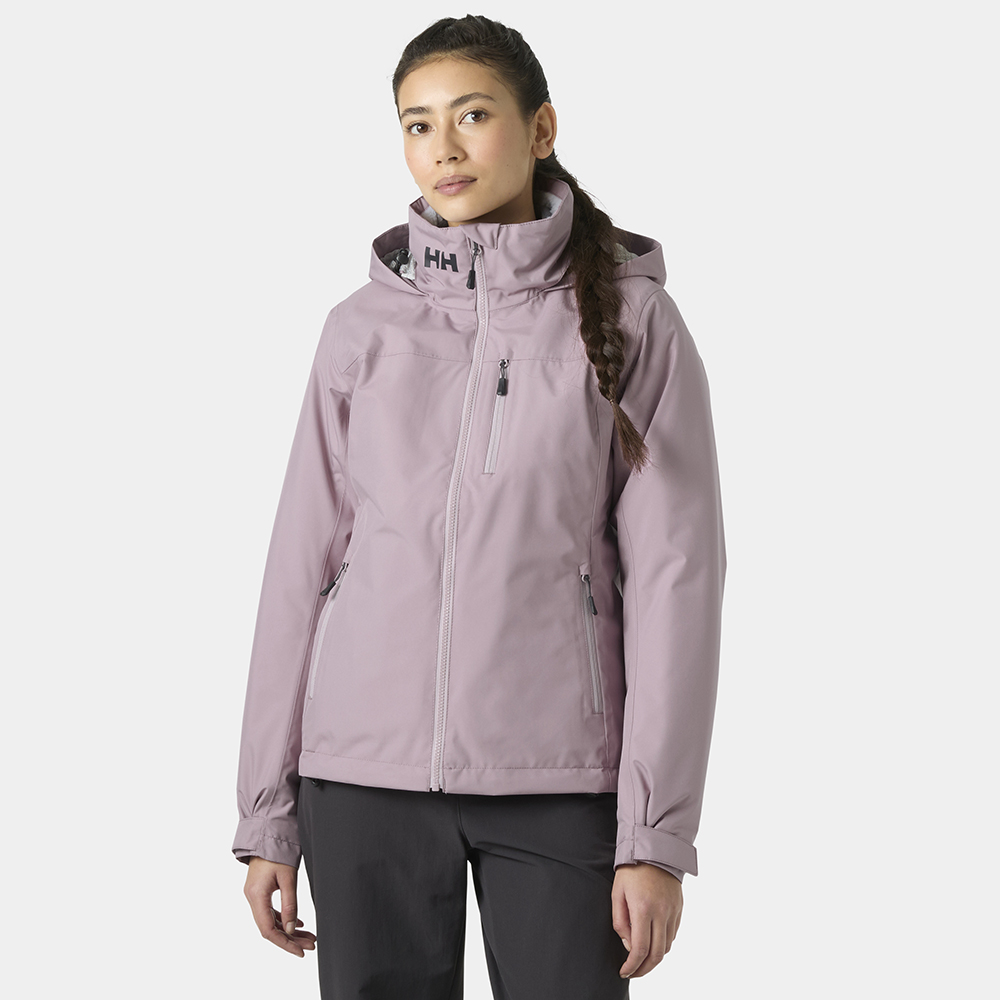 Helly Hansen Women's Crew Hooded Pile Jacket - Purple Clay