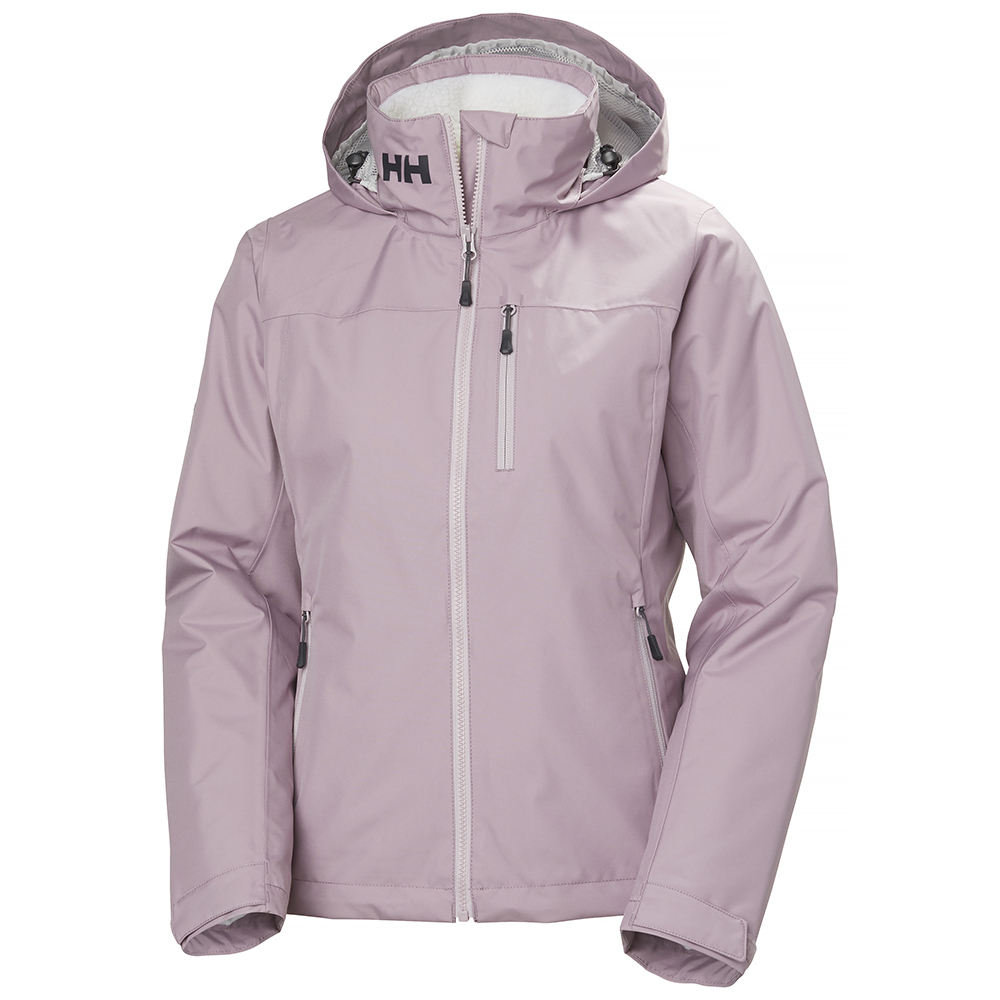 Helly Hansen Women's Crew Hooded Pile Jacket - Purple Clay