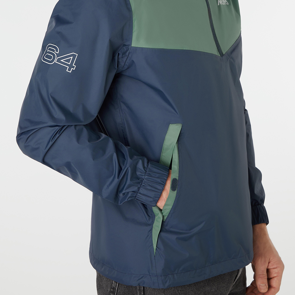 Musto 64 Packable Hooded Anorak - Navy / Duck Green