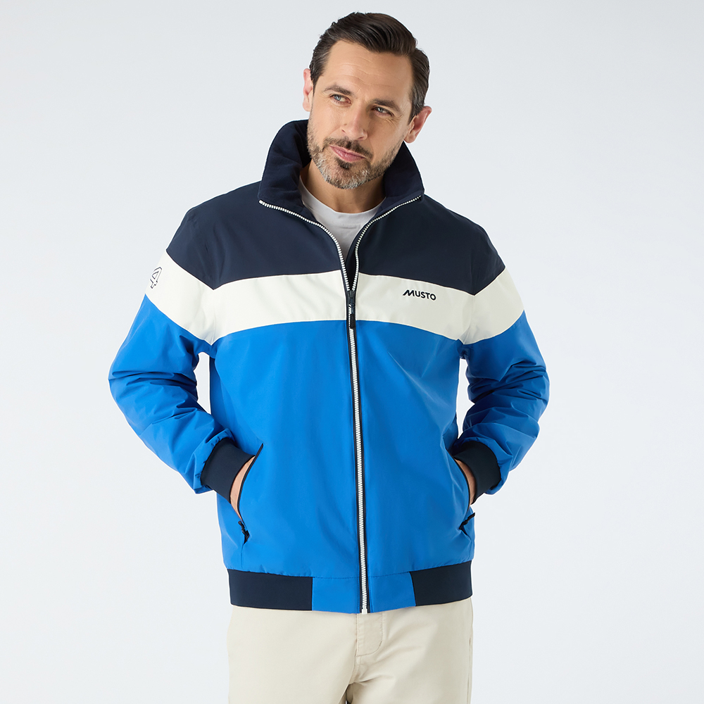 Musto 64 Snug Blouson Jacket - Aruba Blue / Navy / ASW