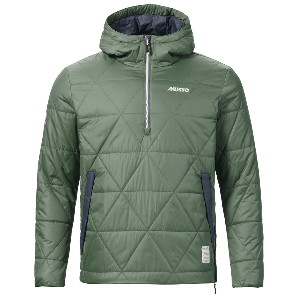 Musto 64 Snug Quilt Anorak - Duck Green
