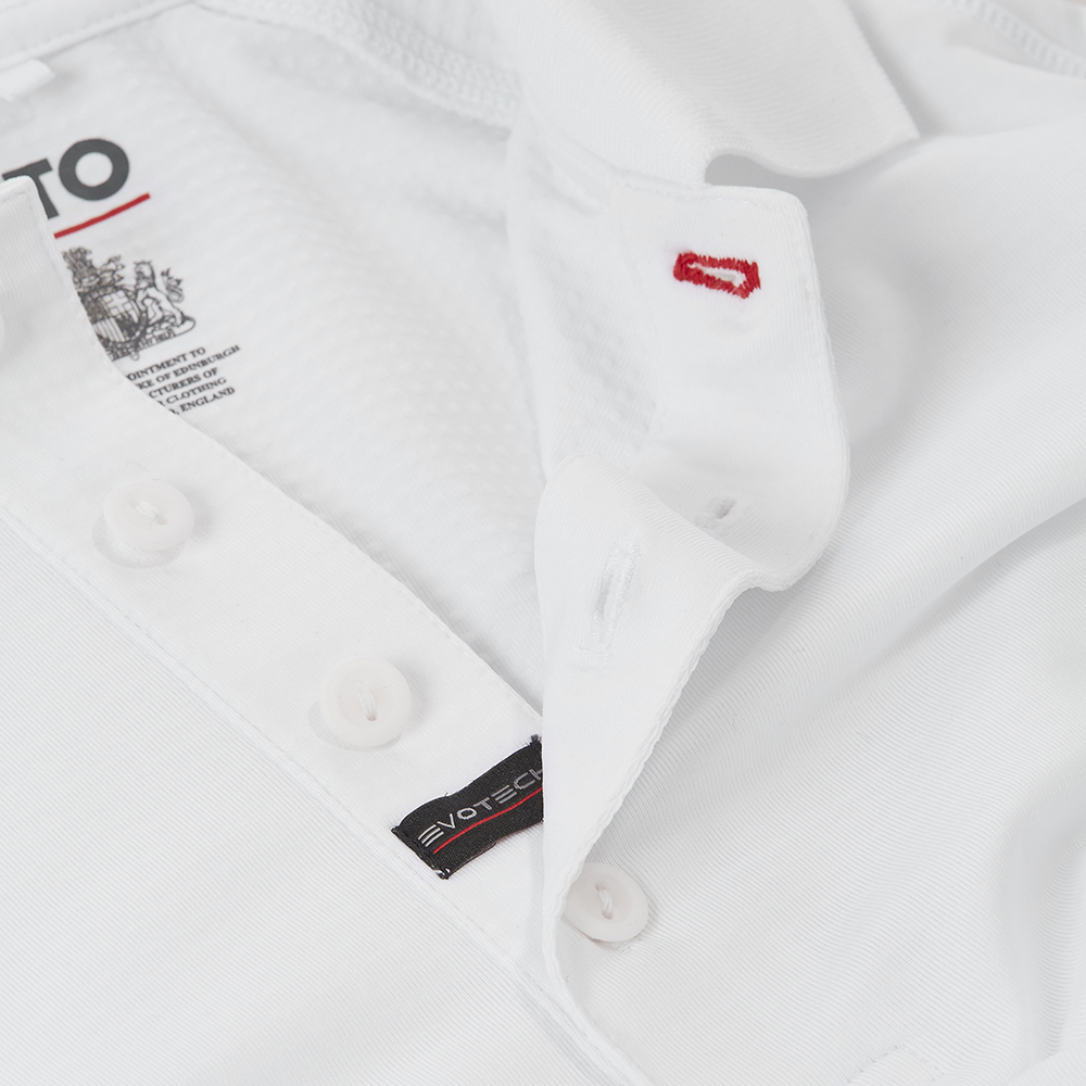 Musto Evo Sunblock Long Sleeve Polo - White