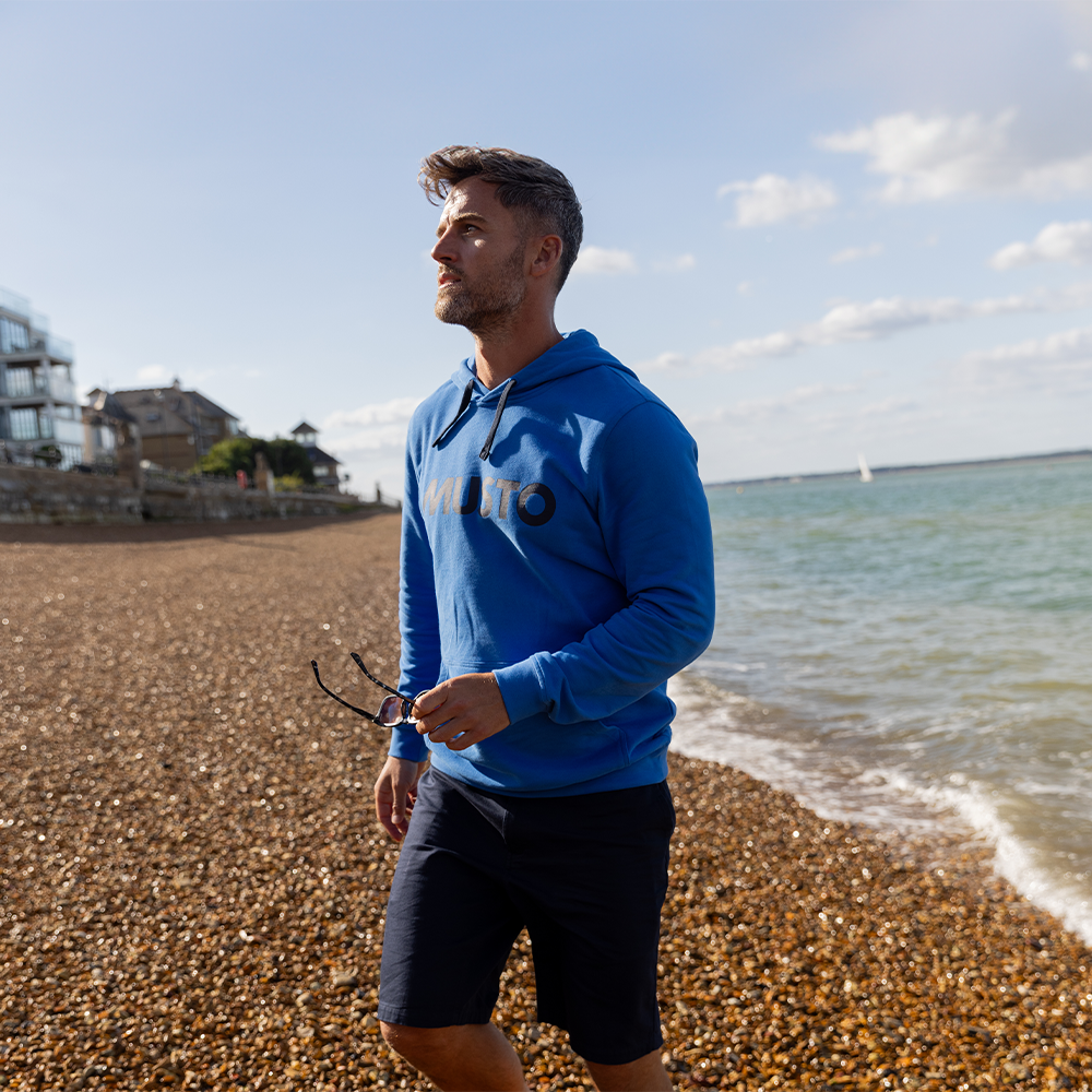 Musto Logo Hoodie - Nebulas Blue