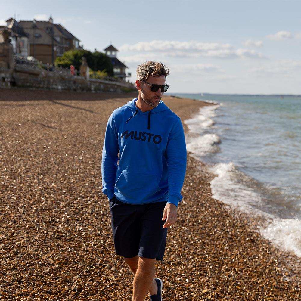Musto Logo Hoodie - Nebulas Blue