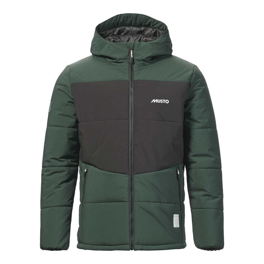 Musto Men's 64 Puffer Jacket - Size XL - Darkest Spruce / Black