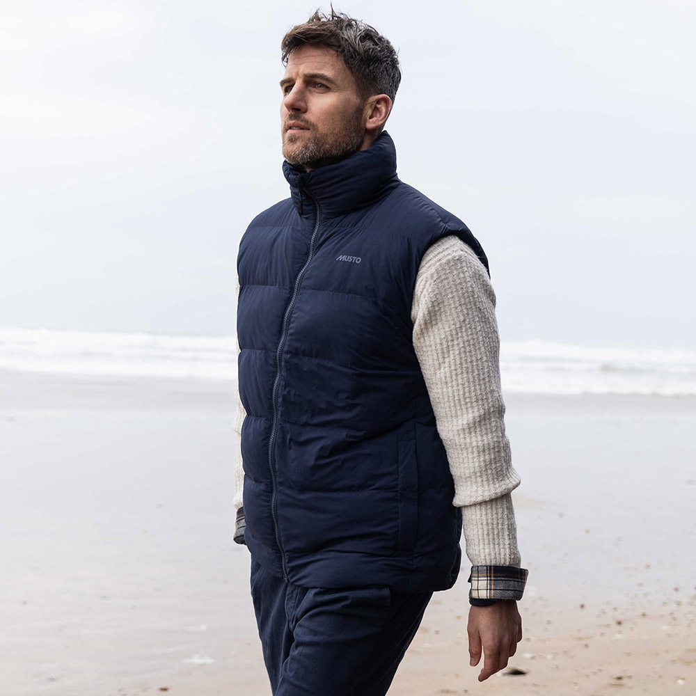 Musto Men's Active Puffer Vest - Navy