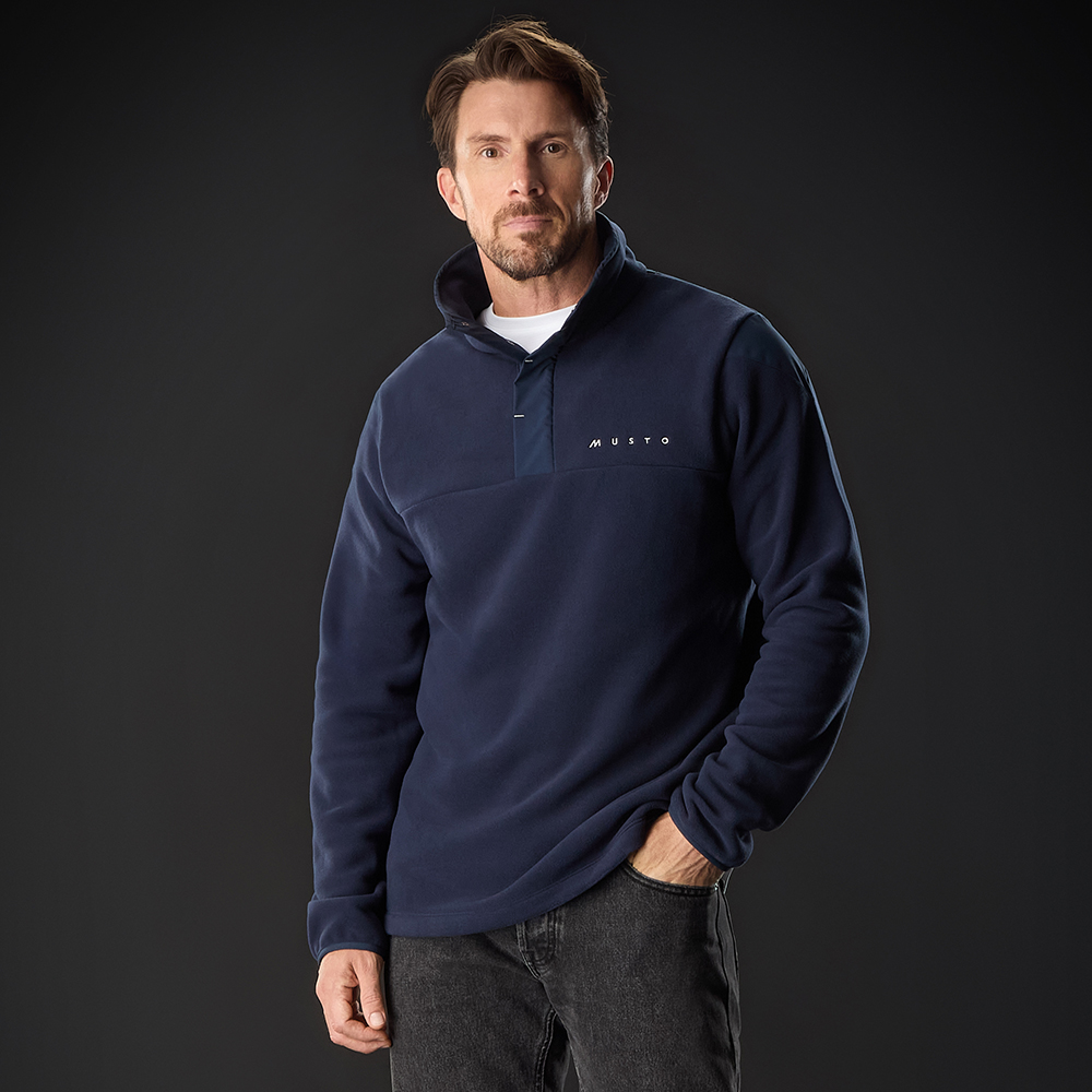 Musto Men's Evo Polartec 200 Pullover Fleece - Navy
