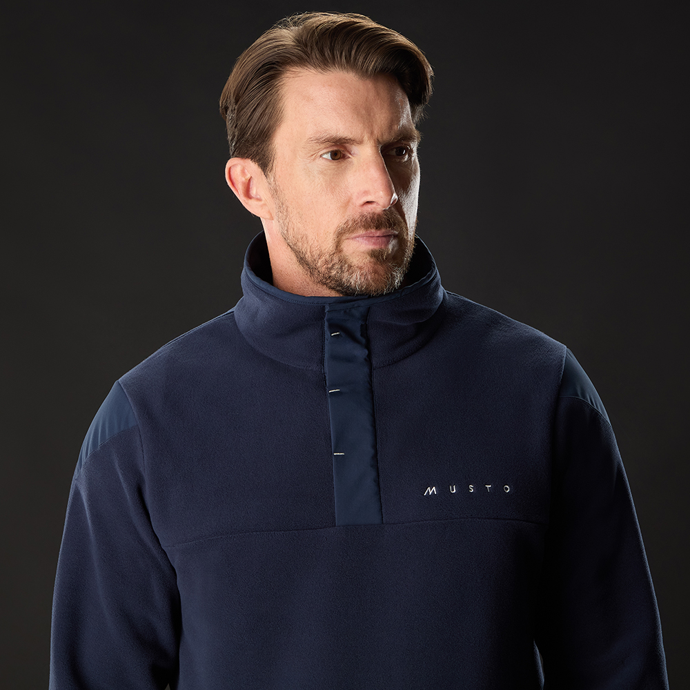 Musto Men's Evo Polartec 200 Pullover Fleece - Navy