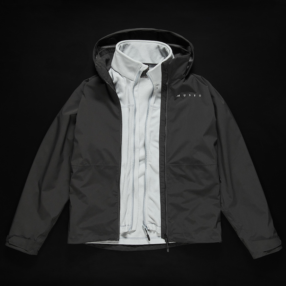 Musto Men's Evo Polartec 3 In 1 Adapt Waterproof Jacket - Black