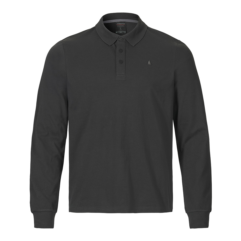 Musto Men's Original Long Sleeve Polo - Carbon