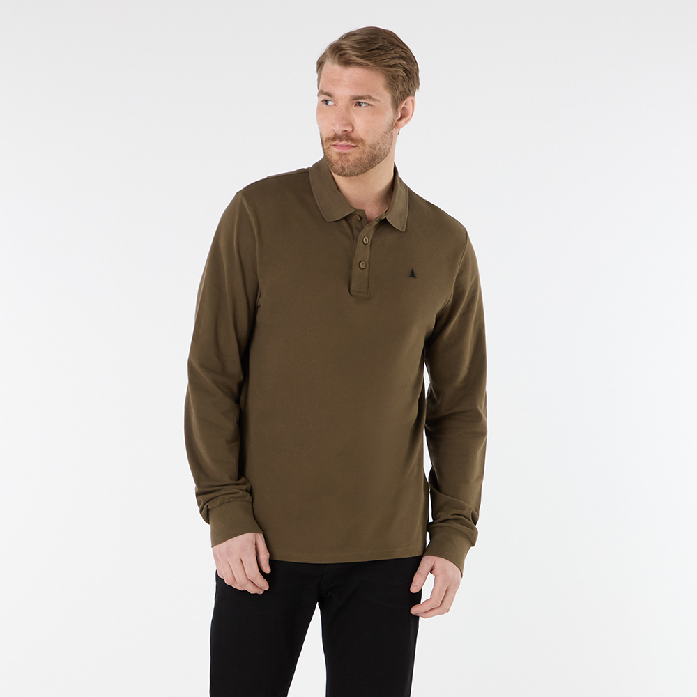 Musto Men's Original Long Sleeve Polo - Crocodile