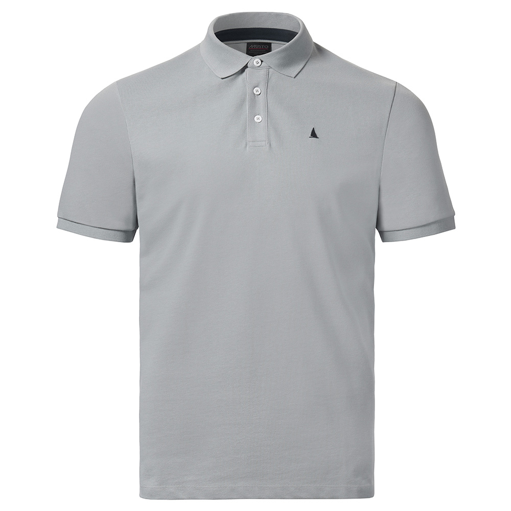 Musto Men's Original Short Sleeve Polo - Size Small - Quarry
